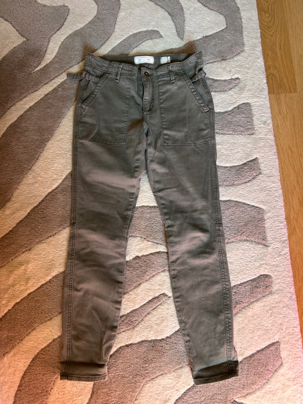 HEI Slim Cargo Pocket Pants - Olive Green